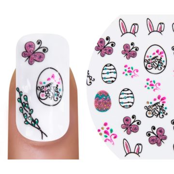 Emmi-Nail 3D Art Nail Sticker Osterhase "Honey"