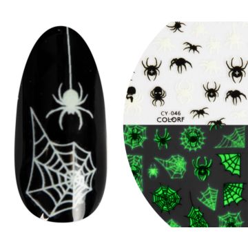 Emmi-Nail 3D Art Nail Sticker Halloween Spider