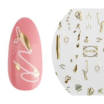 Emmi-Nail 3D Art Nail Sticker Gold Shimmer