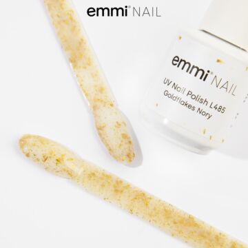 Emmi Shellac UV/LED-Lack Goldflakes Nory -L485-