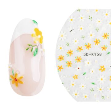 Emmi-Nail 5D Art Nail Sticker Daisy