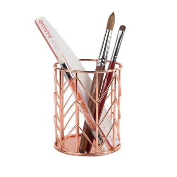 Feilen- & Pinsel-Halter Roségold Matt