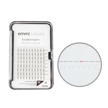 Emmi®-Lashes Silk VOLUME- Lashes Einzelwimpern 12mm 8D 0.05mm
