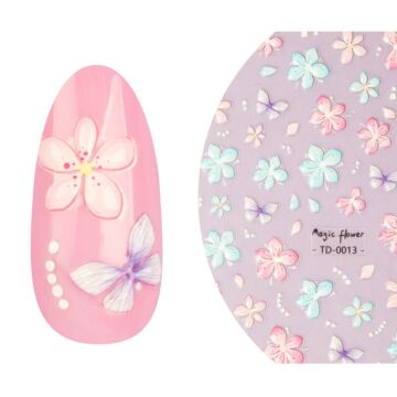 Emmi-Nail 5D Soft Gel Flower Nail Sticker 2