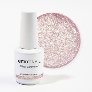 Shellac UV Polish Silber Schimmer 15ml -L536-