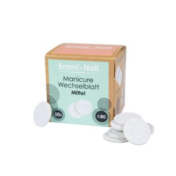 Emmi-Nail Manicure/Pedicure Wechselblatt Mittel 50er -K80-