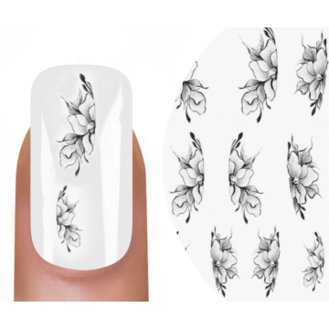 Emmi-Nail Watertattoo Black Rose