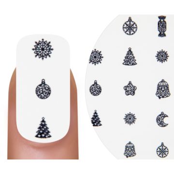 Nailsticker 3D Vintage Christmas