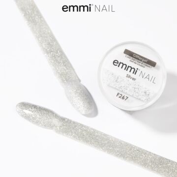 Emmi-Nail Glittergel Silver 5ml -F267-