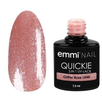 Emmi-Nail Quickie Glitter Rose 3in1 -L044-