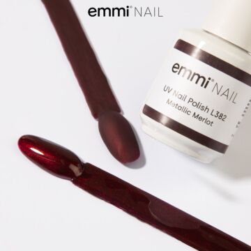 Shellac UV Polish Metallic Merlot 15ml -L382-