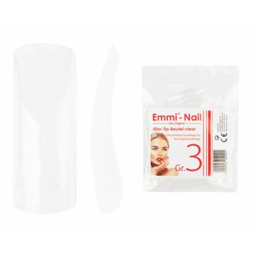 Tip-Beutel Clear 50St., Gr. 3
