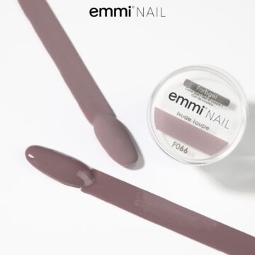Emmi-Nail Farbgel Nude Taupe 5ml -F066-