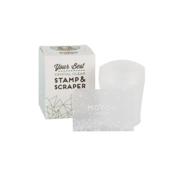 MoYou-London Crystal Clear Stamper und Scraper