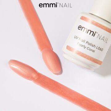 Shellac UV Polish Pearly Coral 15ml -L060-