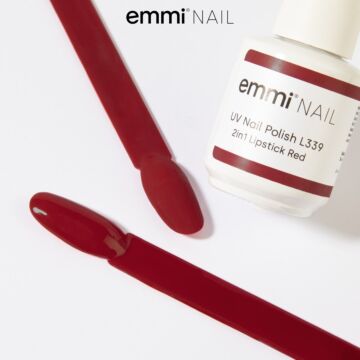 2in1 Emmi Shellac UV/LED-Lack Lipstick Red -L339-