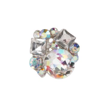 Nail Charm Brosche Crystal AB