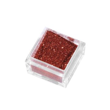 Glitterpuder kupfer