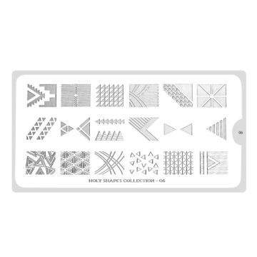 MoYou-London Stamping Schablone Holy Shapes 06