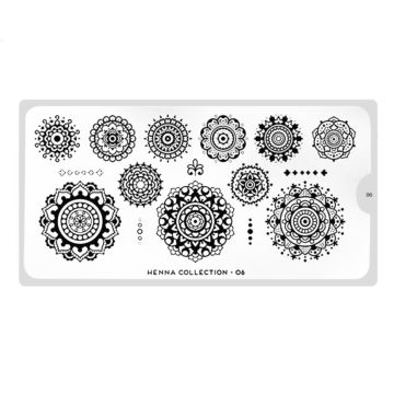MoYou-London Schablone Henna 06
