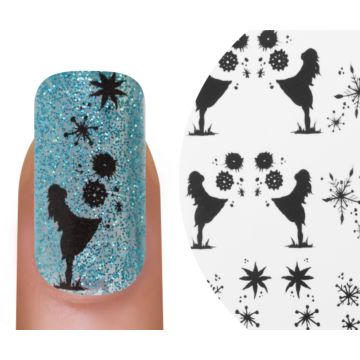 Emmi-Nail Watertattoo Weihnachtssterne
