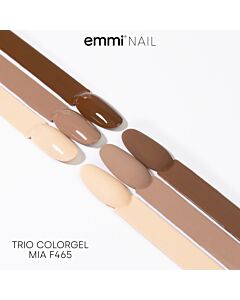 Emmi-Nail Creamy-ColorGel Mini 3er Set "Mia" -F465-