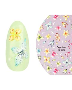 Emmi-Nail 5D Soft Gel Flower Nail Sticker 1