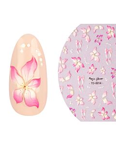 Emmi-Nail 5D Soft Gel Flower Nail Sticker 3