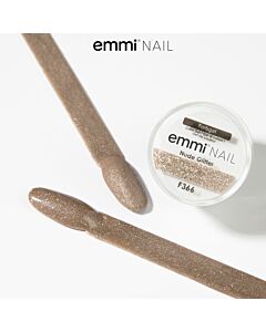 Emmi-Nail Farbgel Nude Glitter 5ml -F366-
