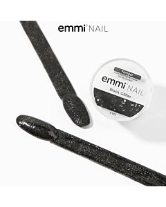 Emmi-Nail Farbgel Black Glitter 5ml -F101-