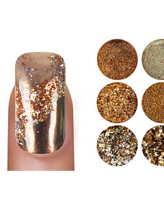 Emmi Nailart Powder-Set Gold