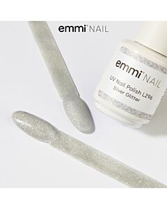 Emmi Shellac UV/LED-Lack Silver Glitter -L296-